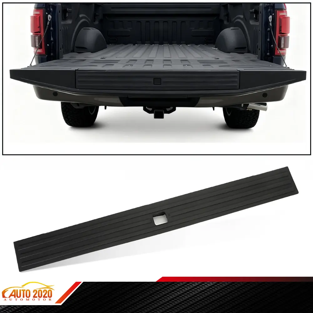 Ford F-150 Tailgate Step Cover Cap Molding Trim with Button-Release Fit, Includes Rivets & Retainers, Fits 2015-2020 Models (Not Super Duty, Comes in Original Box)