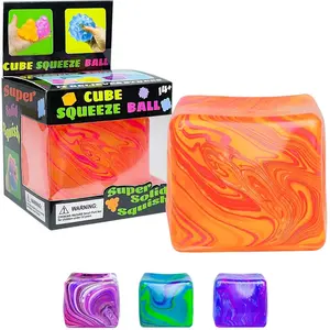 1/4 Counts Textured Block, Adult Relaxing Sensory Toy for Party Favors, Slow-Rising Stress Relief Toys, Stress Ball, Helps with Anxiety & ADHD Symptoms and Fine Motor Skills, Stress-Relieving Accessory