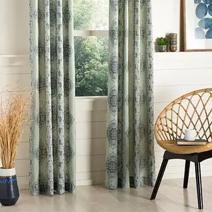Safavieh Florina Window Panel - Blue - 52" x 96"
