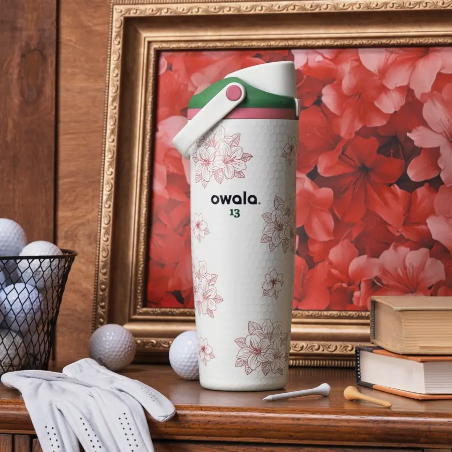 Owala FreeSip Sway 30oz Zalea Limited Edition Stainless Steel Insulated Drinkware - Reusable, Portable Leakproof Water Bottle with Lid for Daily Use