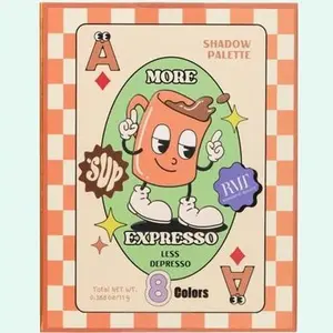 [ROMANTIC BEAUTY] Glass Skin Eyeshadow Set Vegan - Airy Bloom Neutrals Palette, Buildable & Travel-Size 0.388oz