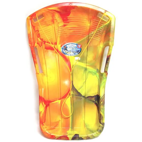 212 MAIN Sno Sprint Sled - Large Outdoor Molded Poly Sled, 37 in Curved Rocker Design, Gripper Ribs