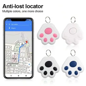 Smart Mini Compact Design GPS Tracker Key Kids Bag Finder Dog Cat Pet Locator Bluetooth Tracker Device Anti-lost Reminder for IOS/ Android