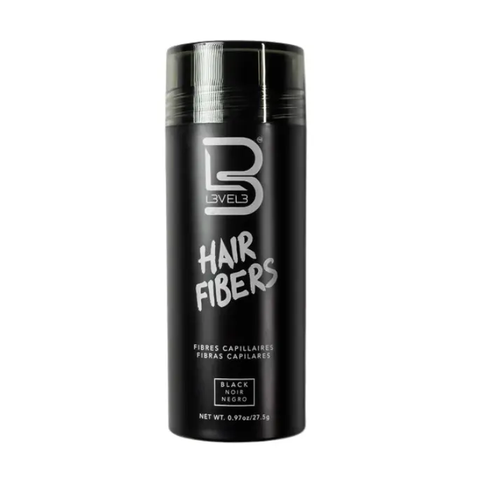 Level3 Black Hair Fibers, 0.97oz Coverage Texture Powder, Haircare & Hair Styling Product
