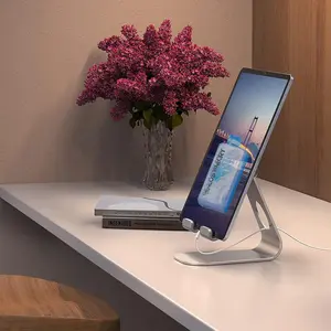 Ioss, tMaary Tablet Cellphone Stand Adjustable, Tablet Stand : Desktop Stand Holder Gifts Compatible with Tablet Such as iPad 2018 Pro 9.7, 10.5, Air Mini 4 3 2, Kindle, Nexus, Tab, E-Reader (4-13'') Smartphone