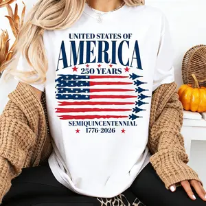 250th Anniversary USA Flag 4th of July T-shirt | American Independence