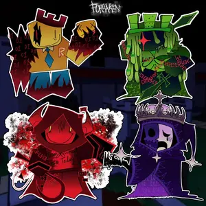 Rainbow Holographic Roblox Forsaken Killers Myths Hackers 1x1x1x1 John Doe C00lkidd Noli Acrylic Keychains!, Great For Daily Use Or As Thoughtful Little Gifts For Your Friends And Yourself