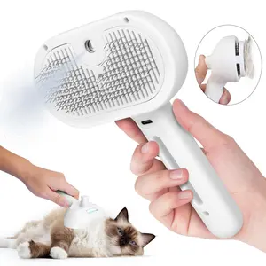 Viral Steam Brush for Pets,Viral Steam Brush,Pet Brushing, Mist Massage Brushing Dogs,Spray Pets Steams Grooming Brushs,Groomer Tools,Fur Removal Tool