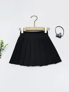 Summer Girly High Waist Pleated Skirt, School Uniform, Short A-Line Design, Comfortable & Stylish, Perfect for Casual, Daily Wear