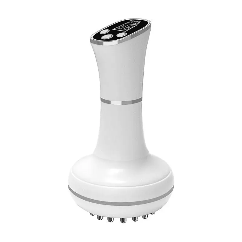 [REJIE] Professional hand-held muscle and lymph support massager-rechargeable device, with heating and vibration functions, Suitable for Whole Body Care, Suitable for Neck, Back, Arms, Waist, Abdomen and Legs, Holiday Gifts. Summervibes Brush Relaxing