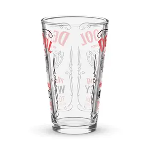 Deadpool Shaker pint glass