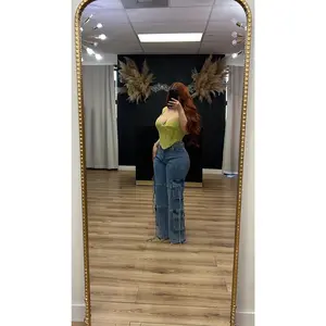 Briana lace top - Avocado green