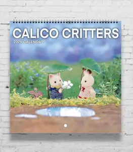 Calico Critters 2026 Calendar  2026 Calendar  Calico Critters Keychain  Cute Wall Art  Sylvanian Families  Cute Gifts  Trinkets
