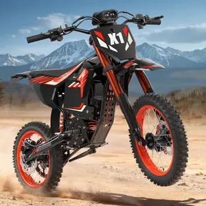 Qronge Youth & Adult Electric Bike 4500W Peak Power  Electric-Bike with 60V 28.8Ah Battery, 50MPH,  Battery 50 MPH Speed 14''/12'' Wheels 60 Miles   Bike with Long Range Ebikes