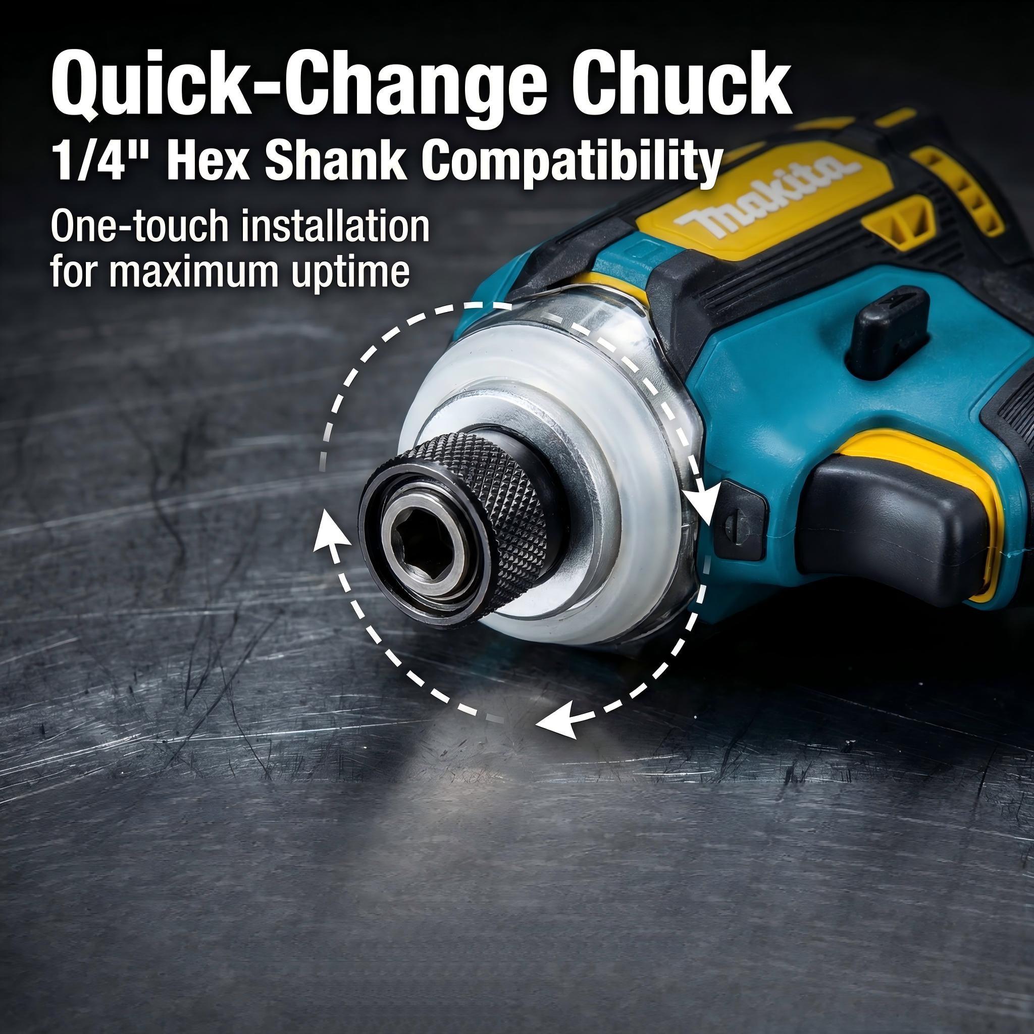 Makita DTD171 Brushless Impact Drill Kit With Battery And Charger For Construction Fastening Tasks power  torque brushless impact wrench powertools wood plastic durable tool repair