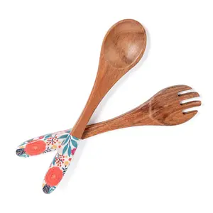 over&back x Jess Phoenix Acacia Wood Serving Utensils