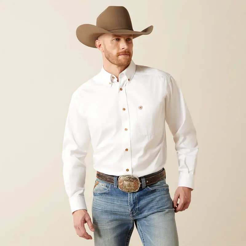 Ariat Solid Twill Shirt - White