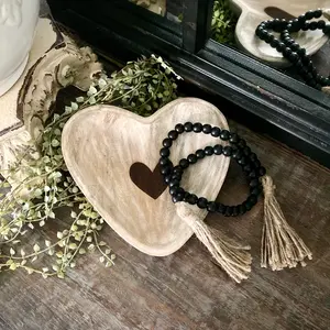 Black Bead Garland