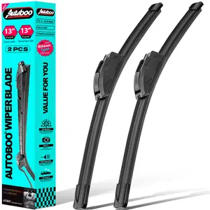 13"+13" Front Windshield Wiper Blades Replacement for Jeep Wrangler 1997-2006 OEM QUALITY Premium All-Season Automotive