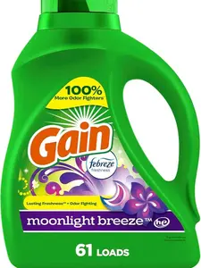 Aroma Boost Liquid Laundry Detergent, Moonlight Breeze Scent, 61 Loads, 88 fl oz, HE Compatible