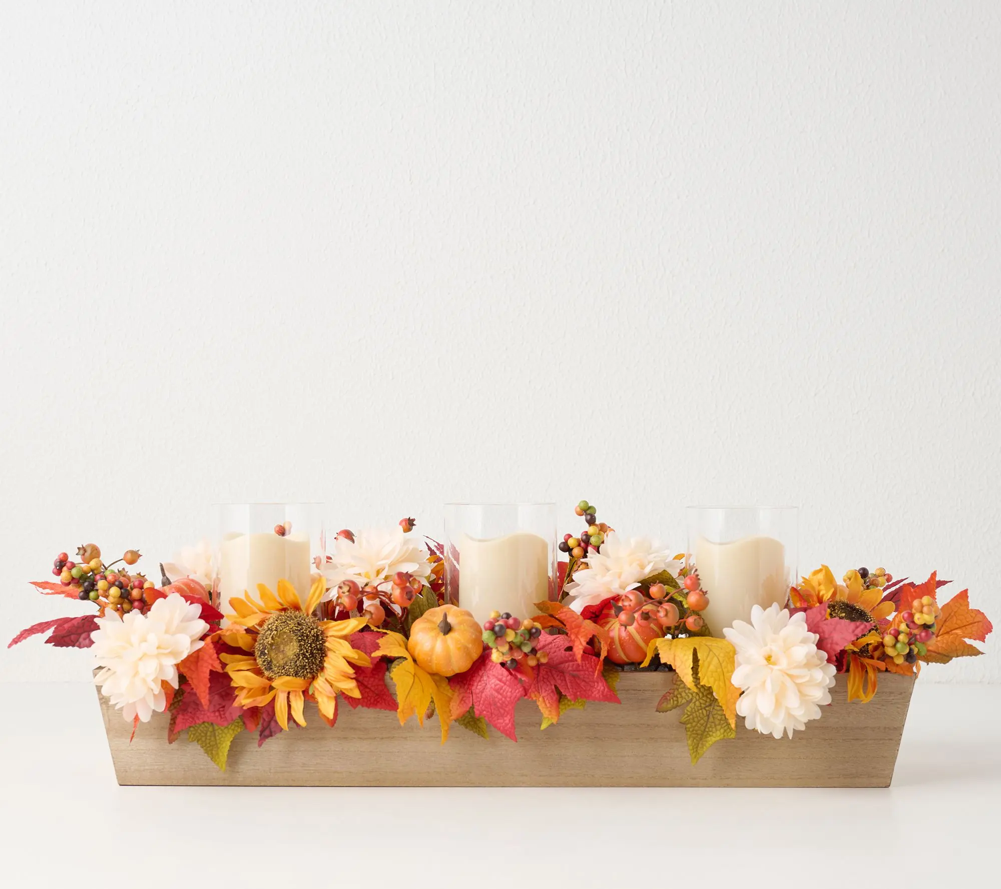 36" Illuminated Harvest Centerpiece by Valerie
