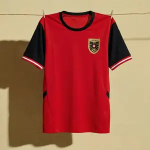 2026 Home Austria  National Soccer Team Style Jersey Home Shirt, Patriotic Football Jersey, All Over Print Unisex Soccer Jersey, Sports Fan Apparel Top