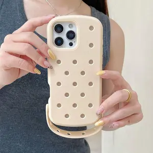 Hole cooling bracelet silicone suitable for Apple 17promax mobile phone case 16 all-inclusive anti-drop 15 cartoon 14DIY Pattern Soft Makeup Mirror Clear HD Privacy Screen Protector Kit Custom Monogram Pink Striped with Lens, Accessories, Smartphone,
