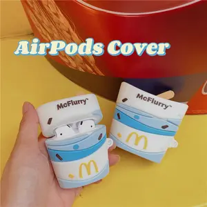 Creative McDonald's McFlurry Ice Cream for AirPods Apple Bluetooth Headphones Case