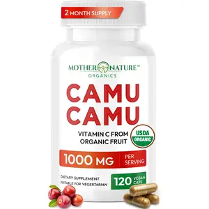 Camu Camu Capsules for Vitamin C, Collagen & Healthy Skin | Mother Nature Organics