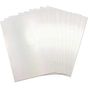 Shrink Plastic 10 Pack A4 Frosted White Sheets Die Cut 21 x 7.3 x 1 cm
