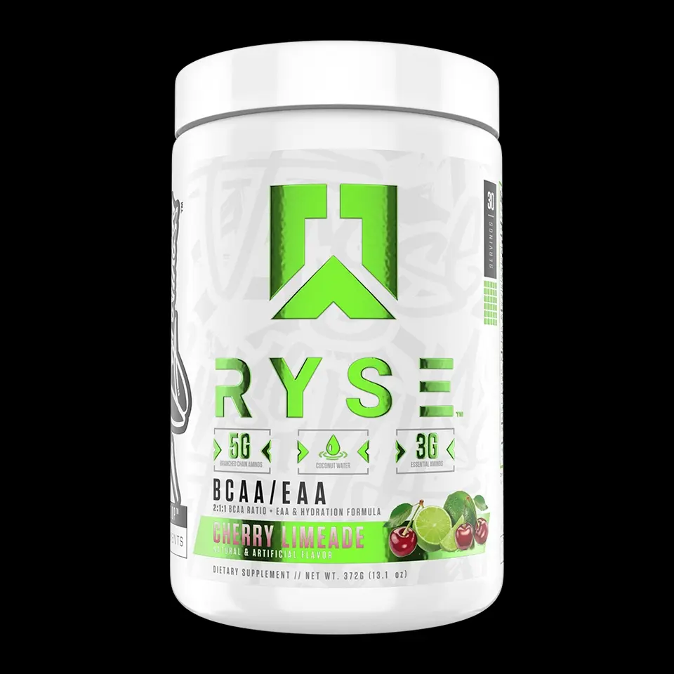 Ryse BCAA + EAA 30srv | Hydrate and Build | with 5g Branched Chain Aminos and 3g Essential Aminos Ryse BCAA + EAA 30srv | Hydrate and Build | with 5g Branched Chain Aminos and 3g Essential Aminos
