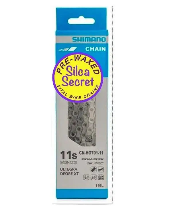 Ultegra Deore XT HG701-11 Chain 11 speed - SILCA WAXED