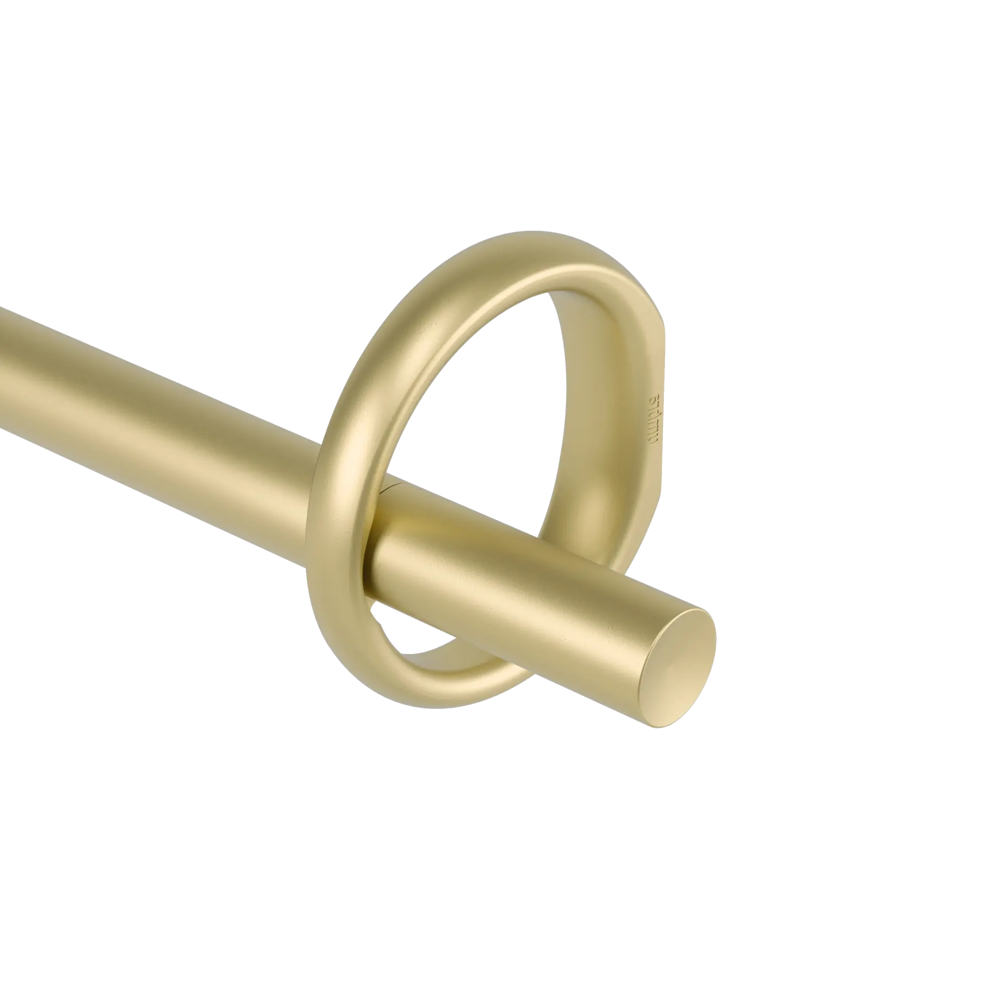 Umbra Ringlet Curtain Rod - Modern Design with an Industrial and Eye-catching Twist | Hidden Mounting Hardware | Adjustable Length Fits Windows 42" to 120" and Supports Curtains up to 22lbs.