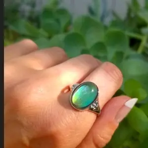 Color Changing Mood Ring, Retro Mood Ring, Novelty Gift, Teen Gift