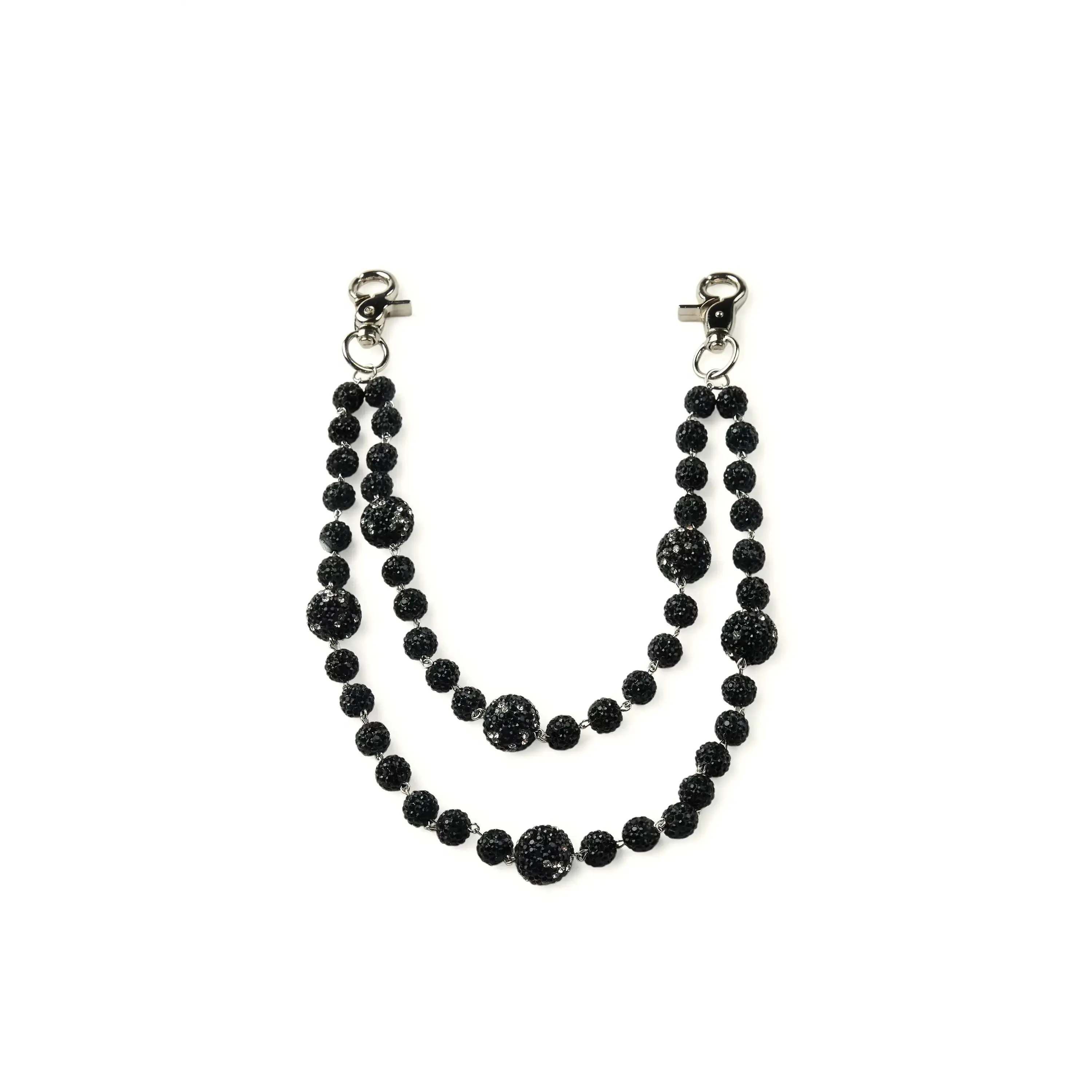 Baller Black/Black Wallet Chain