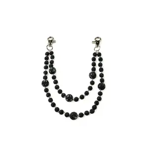 Baller Black/Black Wallet Chain