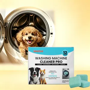 Machine Cleaner Pro 12 Tablets - Pet Owners Formula, Deep Clean, Deodorize & Remove Pet Hair, For Front & Top Load Washers