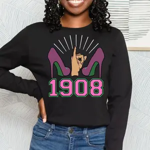 Alpha Kappa Alpha Sweatshirt. AKA Sweatshirt. AKA 1908 Sorority Apparel.  AKAs, Alpha Women, Ivies.