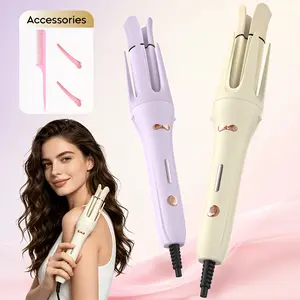 Fully Automatic Electric Curling Iron - Large Barrel Curler with 1-Tap Auto-Rotation, 3 Temps, Anti-Scald Design, Quick Styling, Long-Lasting Curls, Safe for All Hair Types, Ideal Gift for Hair Care Enthusiasts