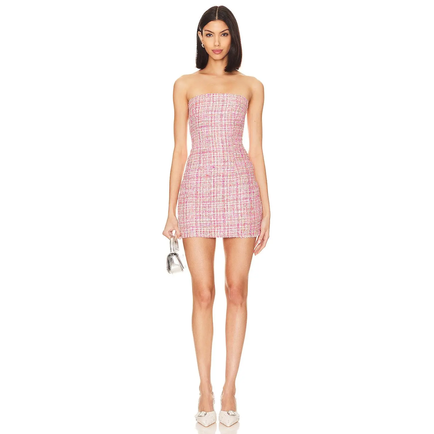 superdown Nanea Strapless Dress in Pink