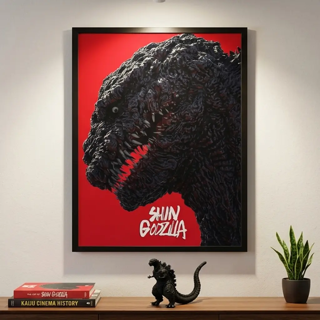 Shin Godzilla Artistic Poster Print - Home Decor Wall Art for Living Room, Bedroom Indoor Use (2)
