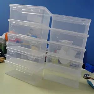 10-Piece Large Capacity Semi-Transparent Pencil Box Set, Pen Box Kits, Lightweight Durable Plastic Storage Case, Matte Design for School and Office Stationery Supplies