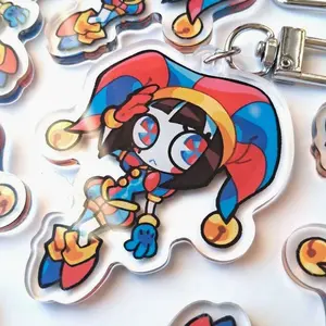 Pomni The Amazing Digital Circus Keychain | Acrylic Charm |