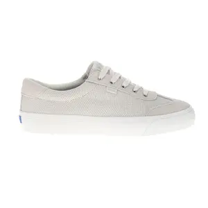 Keds Womens Jump Kick T-Toe Dalmata LeatherSuede Lace Up Sneakers Shoes Casual - Off White