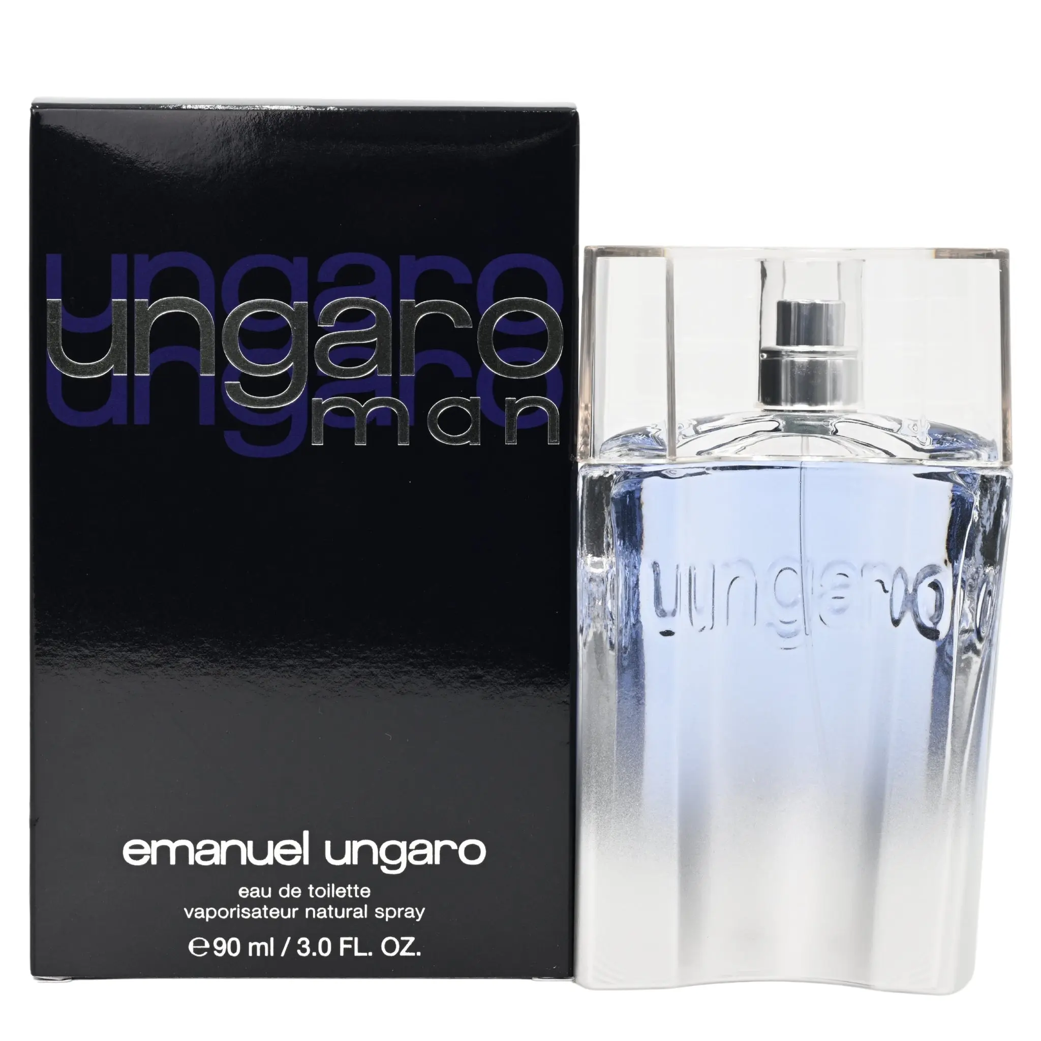 Emanuel Ungaro Men's Modern Citrus Woody Musk Cologne - 3.0 fl oz EDT Spray, Citrus Masculine Spray-On Fragrance, Aromatic Woody Scent, Bergamot Top Notes, Fresh Vibe, New in Box, Citrus Men's Fragrance, Masculine Men's Fragrance
