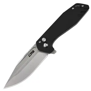 CJRB Riff Hunting Folding Knife with AR-RPM9 Steel Blade Micarta Survival Gear for Outdoor Hunting, Survival Tools Emergency and Survival Equipment