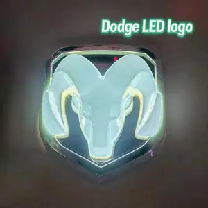 LED Dodge Ram Emblem Lights – Glow Logo for Front & Rear Badges| IP67 Waterproof, Plug & Play, Night Visibility Upgrade