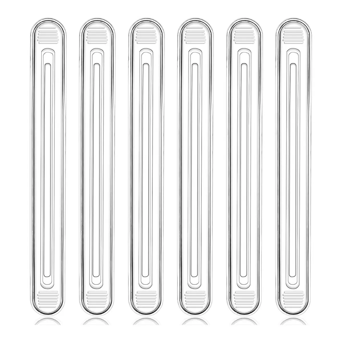 Rubber Chair Wall Protector From Chair Back,6 Pack Clear Furniture Bumpers Silicone Cabinet Door for Shower Doors,Drawer