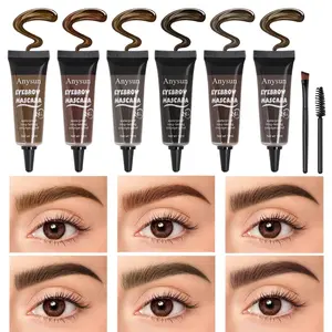 Mild Formula Eyebrow Mascara Natural Defined Brows Delicate Texture Non Clumping Waterproof Smudge Proof All Day Wear Eyebrow Tint