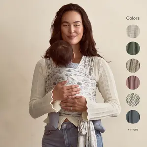 Solly Baby Wrap Soft Newborn Baby Carrier – Lightweight, Breathable, Hands-Free Infant Sling  8–25 lbs – Postpartum Essential